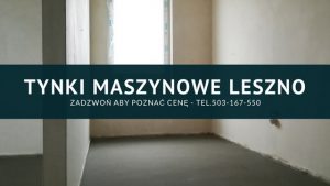 Tynki maszynowe leszno